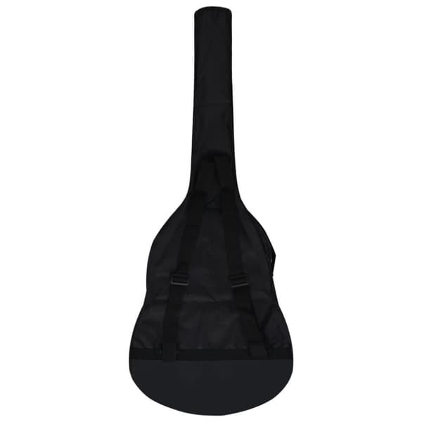 vidaXL Gitarrfodral för 3/4 klassisk gitarr svart 94x35 cm tyg