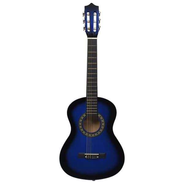 vidaXL klassisk guitar for begyndere og børn 1/2 34 blå
