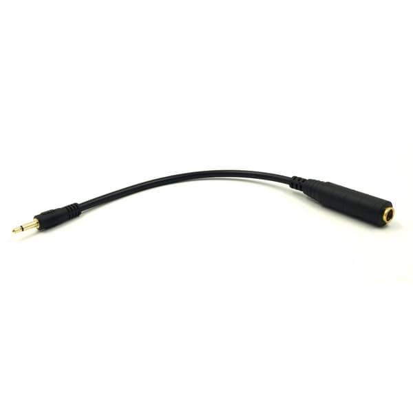 Gitarrsladd Instrumentkabel adapter 3.5mm hane 6.35mm hona