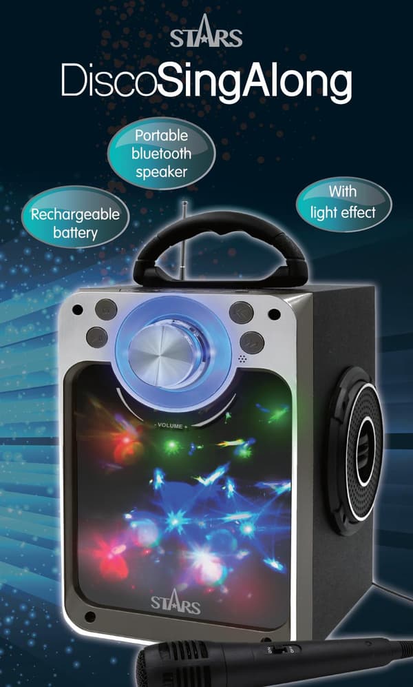 Sing Along Karaoke Machine Black