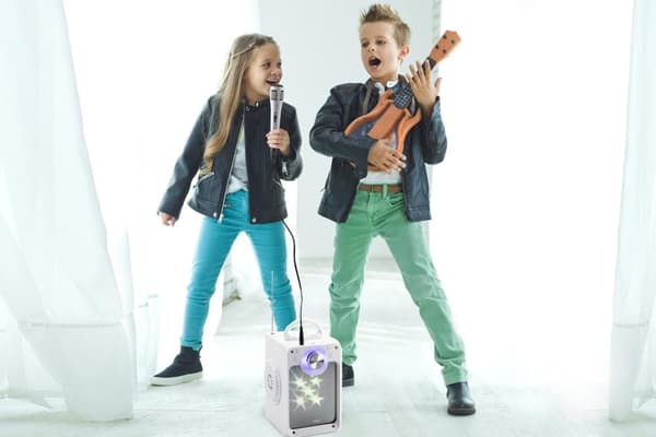 Sing Along Karaoke Machine White
