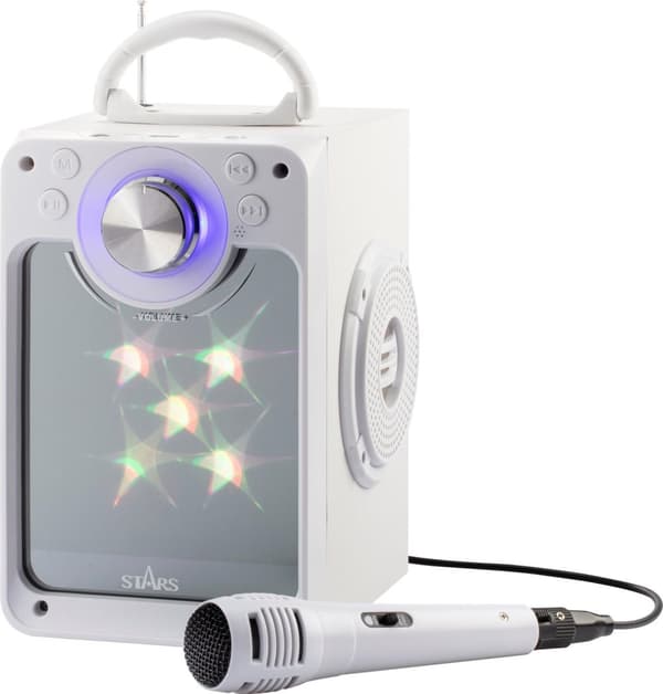 Sing Along Karaoke Machine White