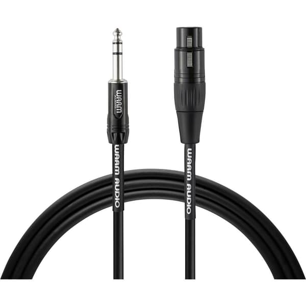 Warm Audio 55-90056 (1) Teleplugg Instrument Anslutningskabel [1x Teleplugg 6.35 mm - 1x Teleplugg 6.35 mm] 3.00 m Svar
