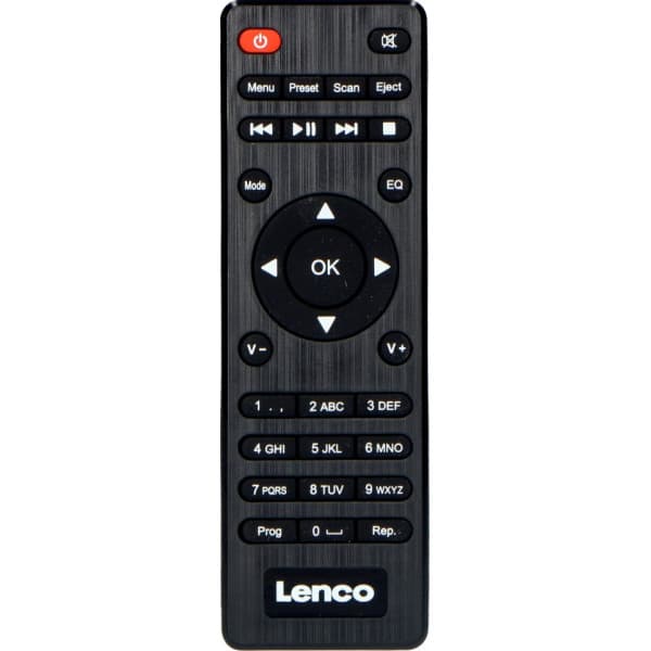Lenco DIR-260 -audiojärjestelmä, musta