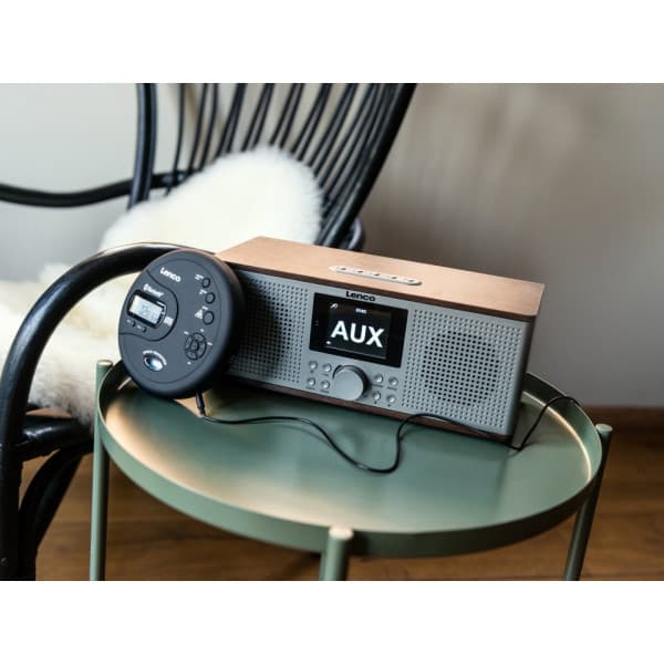 Lenco CD-300 -bärbar CD/MP3-spelare, svart