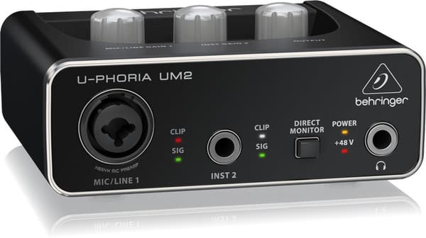 BEHRINGER U-Phoria UM2 ljudkort för USB