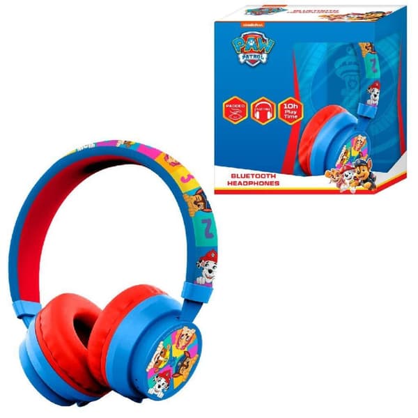 Paw Patrol Bluetooth Hovedtelefoner Blå/Rød
