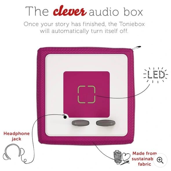 Tonies Toniebox Starter Set Audio Speaker for Kids - Purple