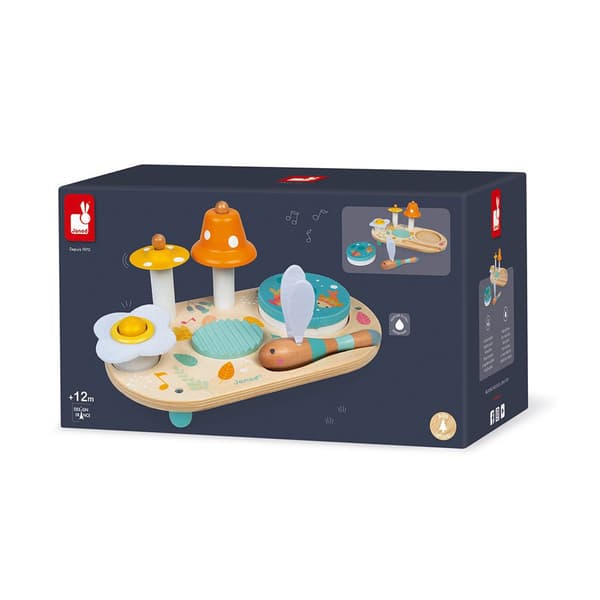 Janod Pure Musical Table Monivärinen 12 Months-99 Years