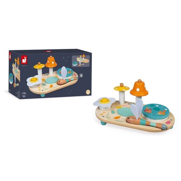 Janod Pure Musical Table Monivärinen 12 Months-99 Years