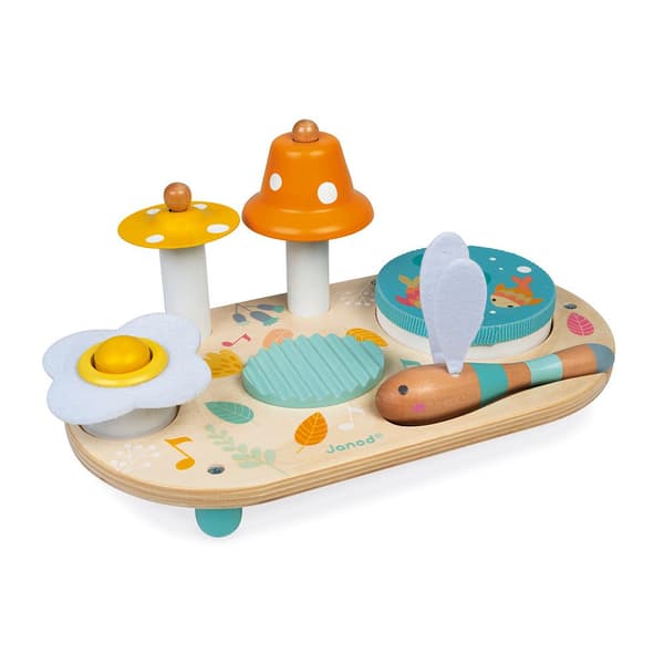 Janod Pure Musical Table Monivärinen 12 Months-99 Years