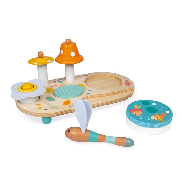 Janod Pure Musical Table Monivärinen 12 Months-99 Years