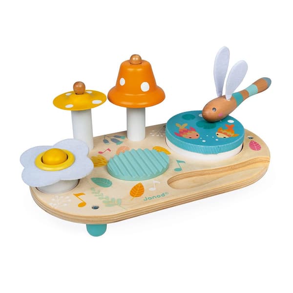 Janod Pure Musical Table Monivärinen 12 Months-99 Years