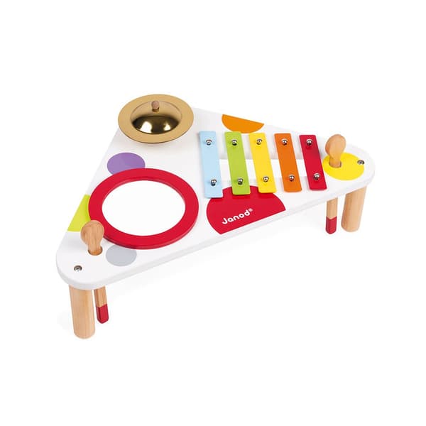Janod Confetti Musical Table Monivärinen 12 Months-3 Years