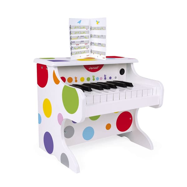 Janod Confetti My First Electronic Piano Monivärinen 3-8 Years