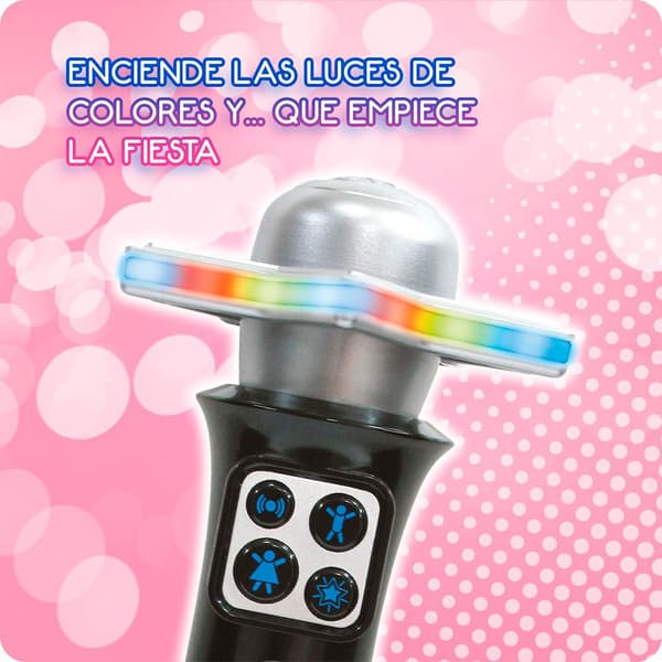 Deqube Mikrofon Bluetooth-disk Karaoke Flerfarvet 3-6 Years