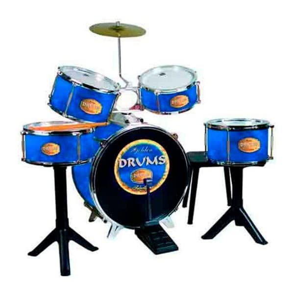 Reig Musicales Batteri Med Fortov Golden Drums 75x68x54 Cm Blå