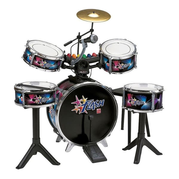Reig Musicales Komplet Batteri Med Lys Flash 77x75x53 Cm Søvfarvet