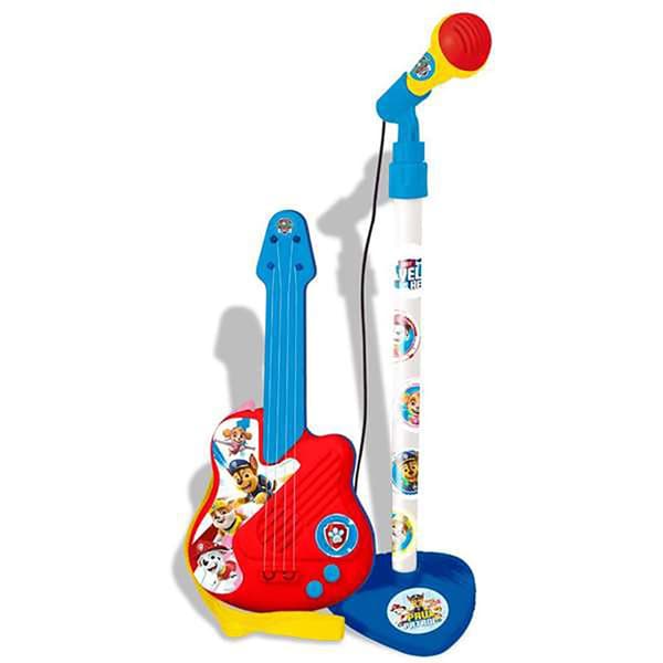 Reig Musicales Guitar Og Pow Patrol Patrol Med Forstærker Justerbar Højde 60x30x17 Cm Transparent