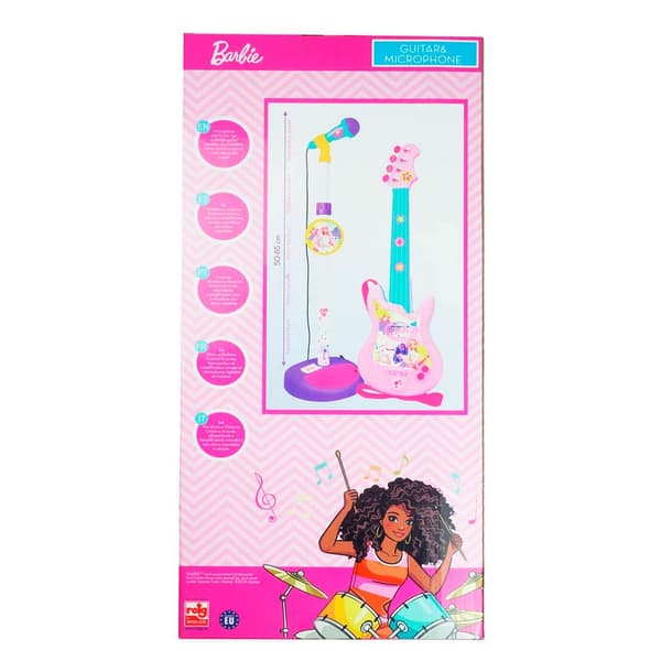 Reig Musicales Ja Kitara Barbie Dreamtopia Micro Pinkki