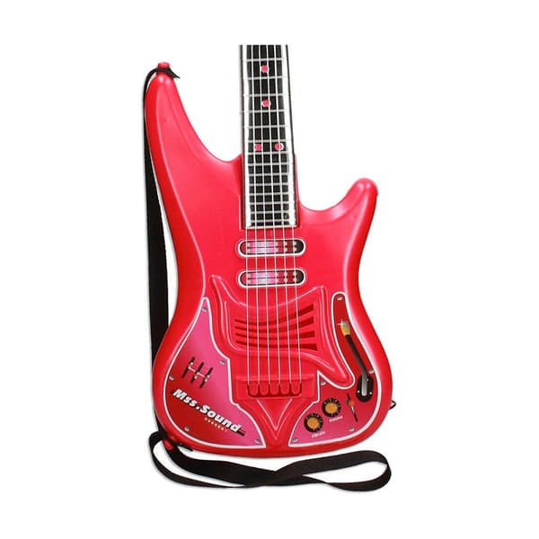 Reig Musicales Og Bafle Girl Guitar Sæt Micro Rød