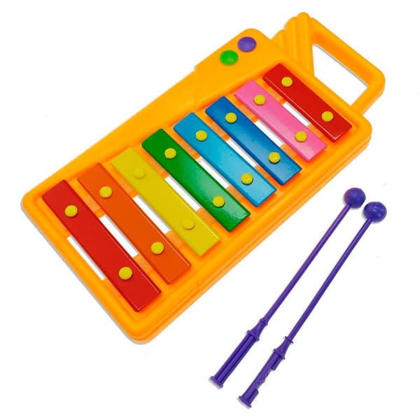 Reig Musicales Saxofon Og Tromle Xillofon Maracas Gul