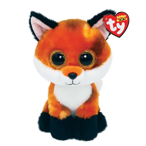 Maskotka TY Beanie Boos Lis Meadow pomarańczowy 15 cm