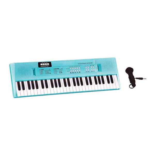 Reig Musicales Elektronisk Tastatur Taster Med Mikrofon 54 Blå