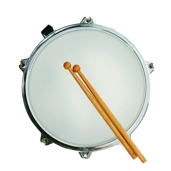 Musical Toy Reig Drum Plastic blue top orange side