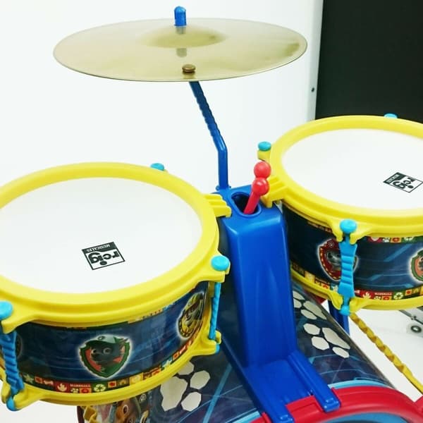 Paw Patrol Drums with base and stool with drumsticks  Plastic 55 x 36 x 38 cm