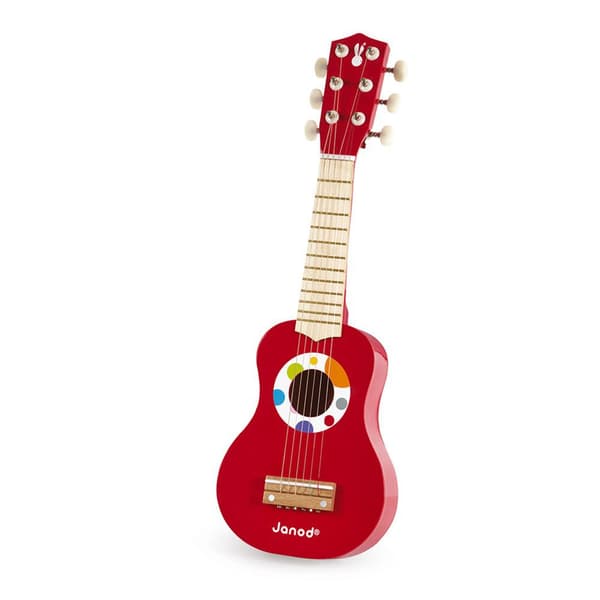 Janod Min Første Konfetti-guitar Beige,Rød 3-8 Years