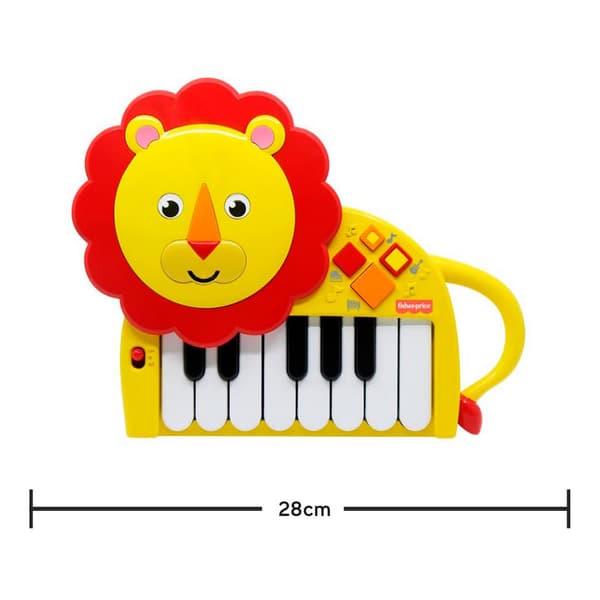 Reig Musicales Musikalsk Legetøj Fisher Price Mini Piano León Gul