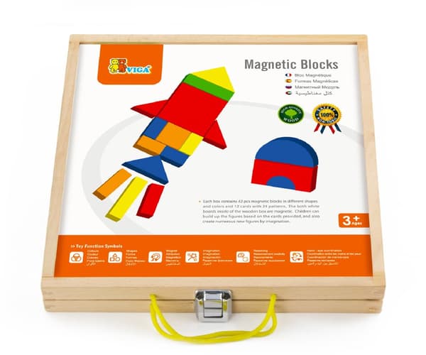 Viga 59687 Magnetisk puslespil i en kuffert
