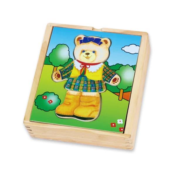 Viga 56403 Nalle - tytön pukeutumispalapeli