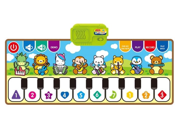 Koulutus, Musiikkimatto lapsille, Piano - Musiikki, Soittimet 80x30cm
