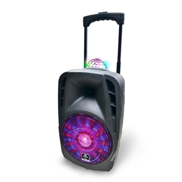 IDance Groove Boombox 216 + hjul og lys sort