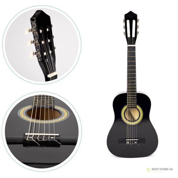 Børneguitar stor træ 6 strenge ECOTOYS