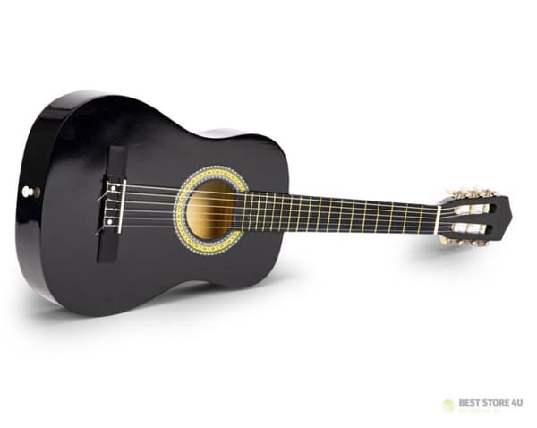 Børneguitar stor træ 6 strenge ECOTOYS