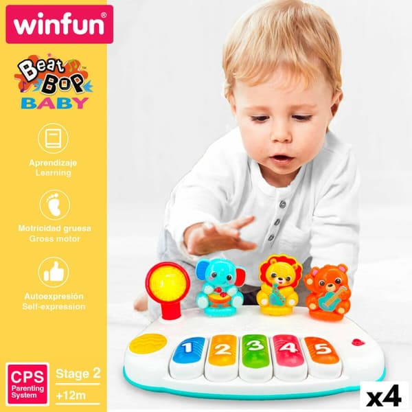 Toy piano Winfun 26 x 11 x 15 cm (4 Units)