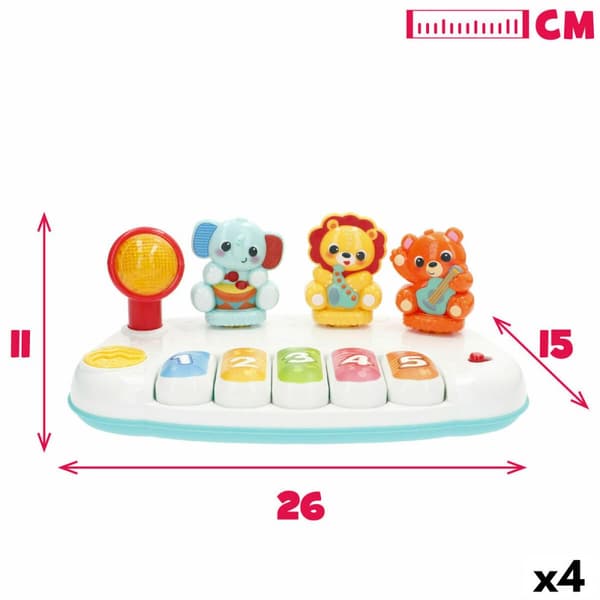 Toy piano Winfun 26 x 11 x 15 cm (4 Units)