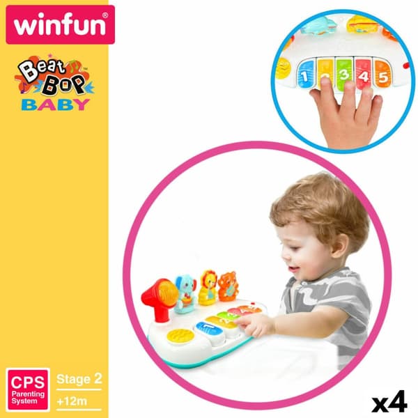 Toy piano Winfun 26 x 11 x 15 cm (4 Units)