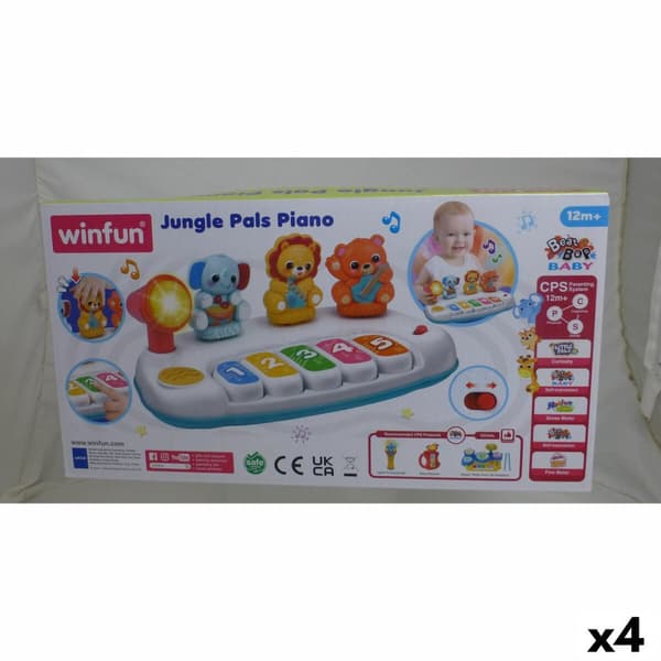 Toy piano Winfun 26 x 11 x 15 cm (4 Units)