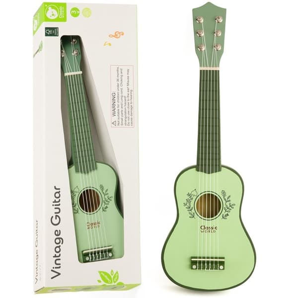 Træ vintage guitar til børn 3+ Lumarko!
