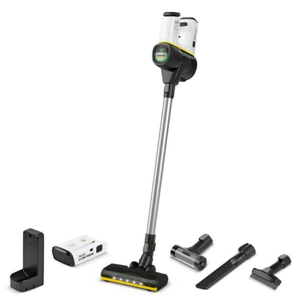 Sladdlös Dammsugare Kärcher 1.198-677.0 Gul Vit Svart Silvrig 250 W Vit