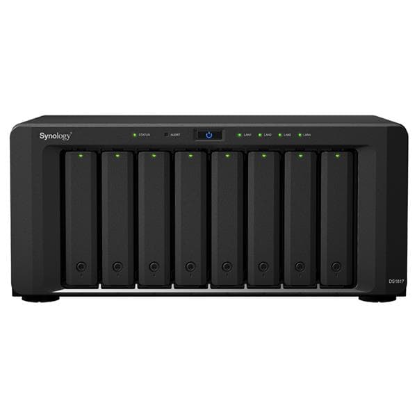Synology DS1817 DiskStation, 8-bay, Annapurna Alpine quad-core 1,7 GHz CPU, 4GB RAM