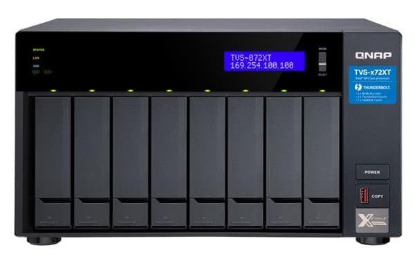 QNAP TVS-872XT-i5-16G 8BAY 1.7GHZ 6CEXT 16 GB DDR4 2X GBE IN