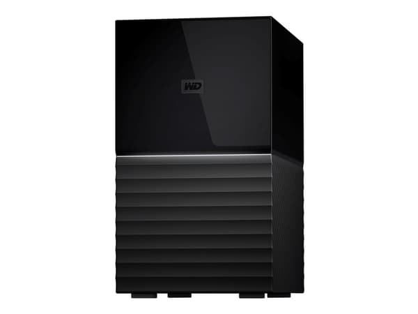 WD My Book Duo WDBFBE0200JBK - Harddiskarray - 20 TB - 2 brønner - HDD 10 TB x 2 - USB 3.1 (ekstern)