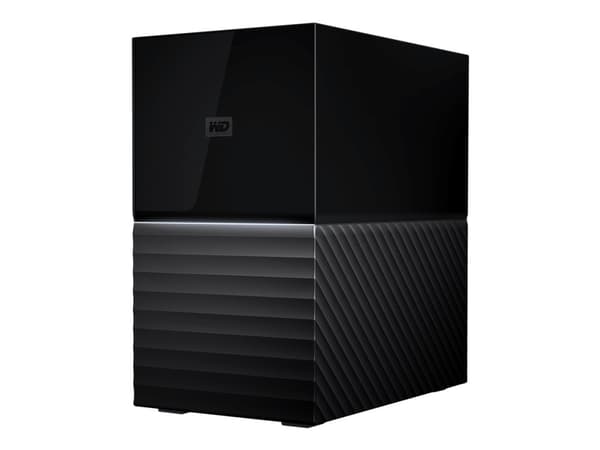 WD My Book Duo WDBFBE0160JBK - Hårddiskar - 16 TB - 2 fack - HDD 8 TB x 2 - USB 3.1 (extern)