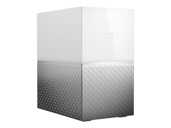 WD My Cloud Home Duo WDBMUT0040JWT - Personlig skylagringsenhet - 4 TB - HDD 2 TB x 2 - Gigabit Ethernet