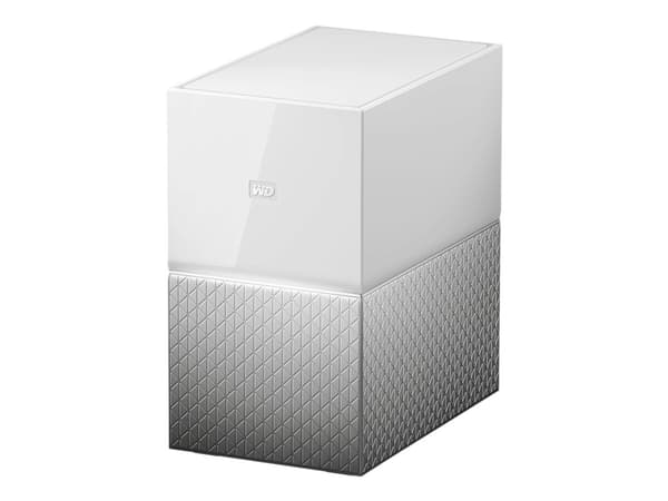 WD My Cloud Home Duo WDBMUT0040JWT - Personlig skylagringsenhet - 4 TB - HDD 2 TB x 2 - Gigabit Ethernet